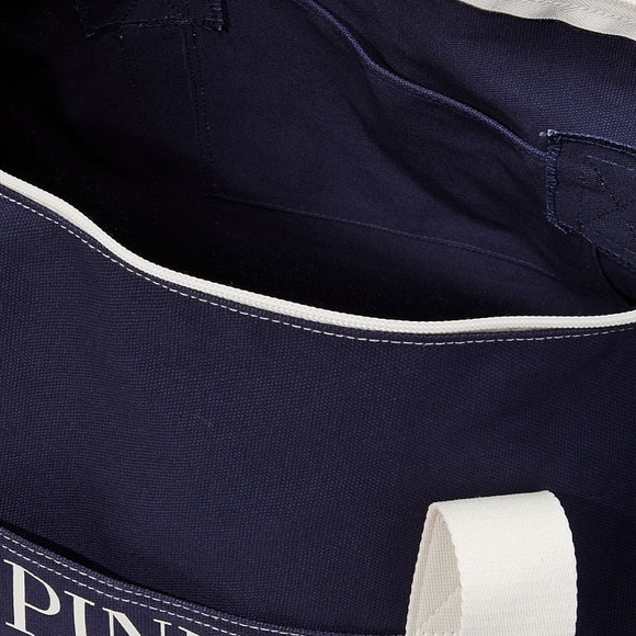 PINK CANVAS DUFFLE BAG - Picture 5 of 5